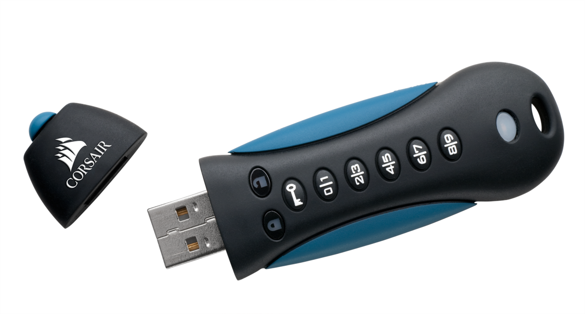 Flash Padlock® 3 64GB Secure USB 3.0 Flash Drive Corsair 