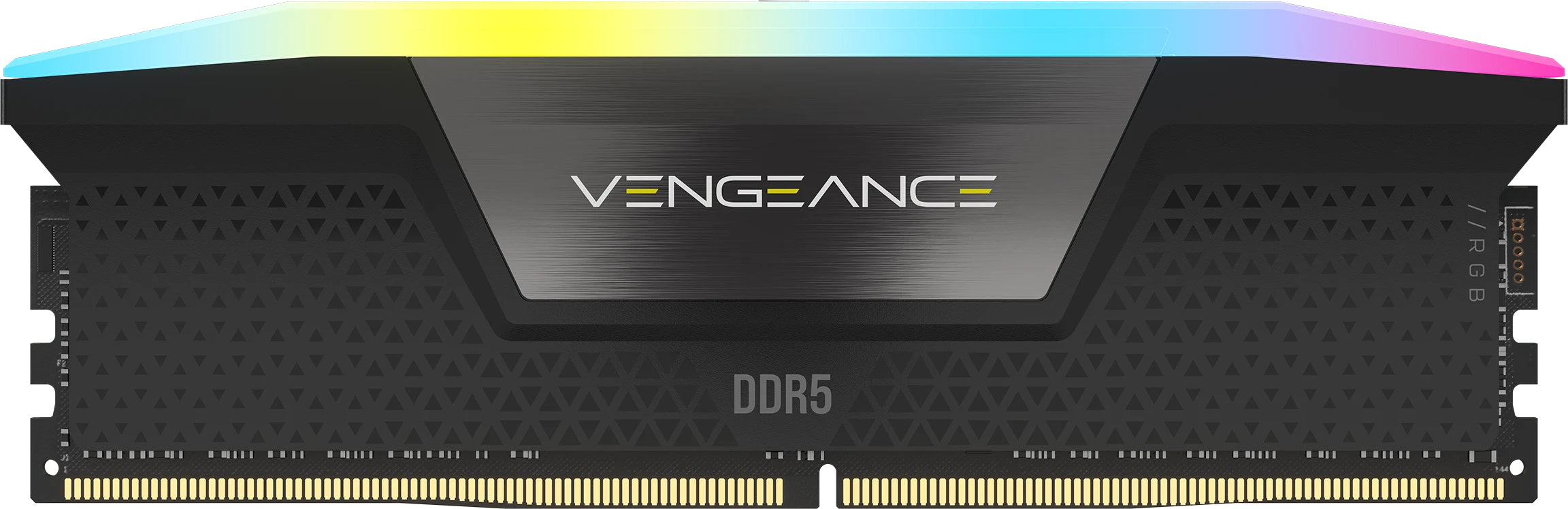Corsair Vengeance RGB, 16GB, KIT 2 x 8GB, DDR5, 5200MHz, C40, 1.25V, Intel XMP, Negru "CMH16GX5M2B5200C40"
