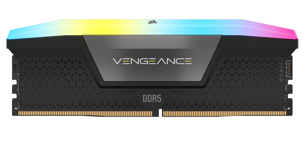 Corsair VENGEANCExxxx RGB 32GB (2x16GB) DDR5 DRAM 5200MHz C40 Memory Kit - Black 