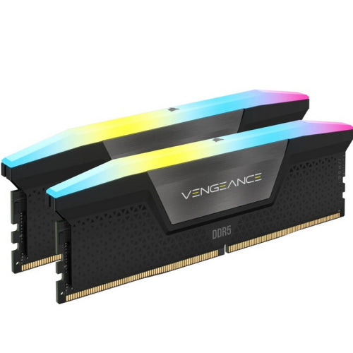 Corsair DDR5, 32GB, KIT 2x16GB, 6000MT/s, C38, 1.35V, XMP&EXPO, Gri, RGB, VENGEANCE "CMH32GX5M2B6000Z38"