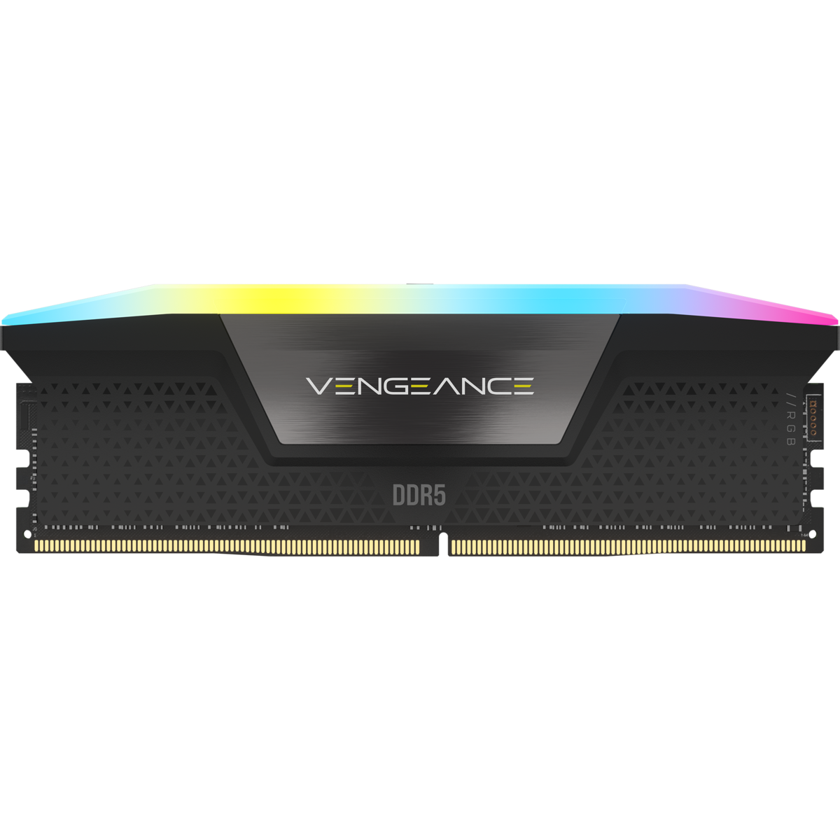 Corsair VENGEANCE RGB 64GB (2x32GB) DDR5 DRAM 6000MHz C40 Memory Kit - Black 