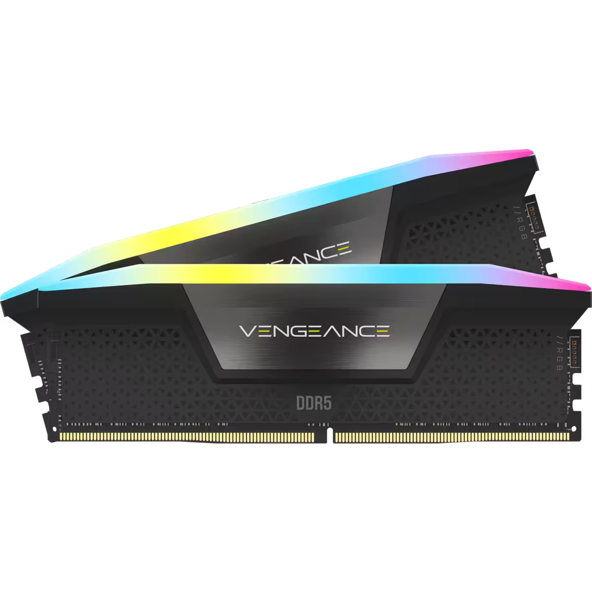 Corsair VENGEANCE RGB 64GB (2x32GB) DDR5 DRAM 6000MHz C40 Memory Kit - Black 