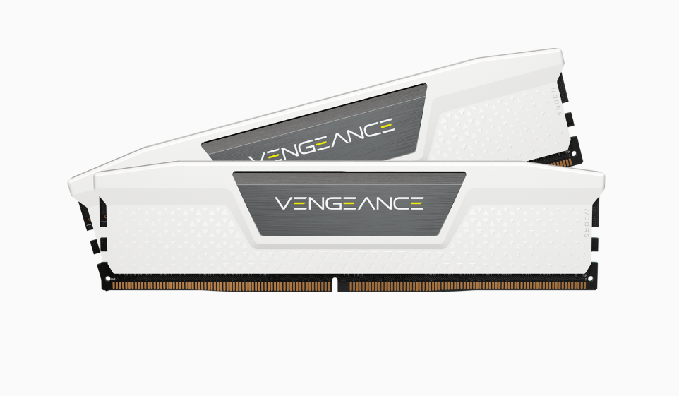 DDR Corsair - gaming Vengeance 32GB, DDR5, 5200MHz, CL40, 2x16GB, 1.25V, Alb "CMK32GX5M2B5200C40W"