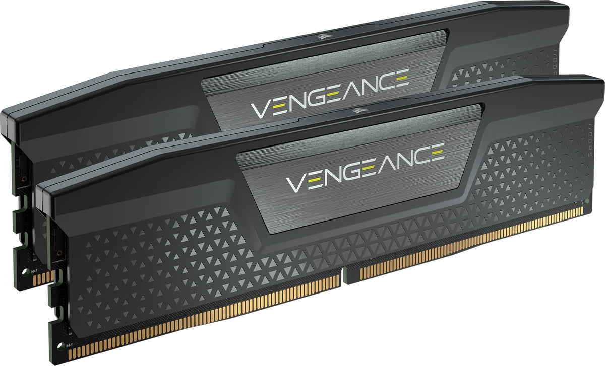 Corsair Memorie DDR5, 32GB, KIT 2x16GB, 6000MT/s, C38, 1.35V, XMP&EXPO, Negru, Vengeance 