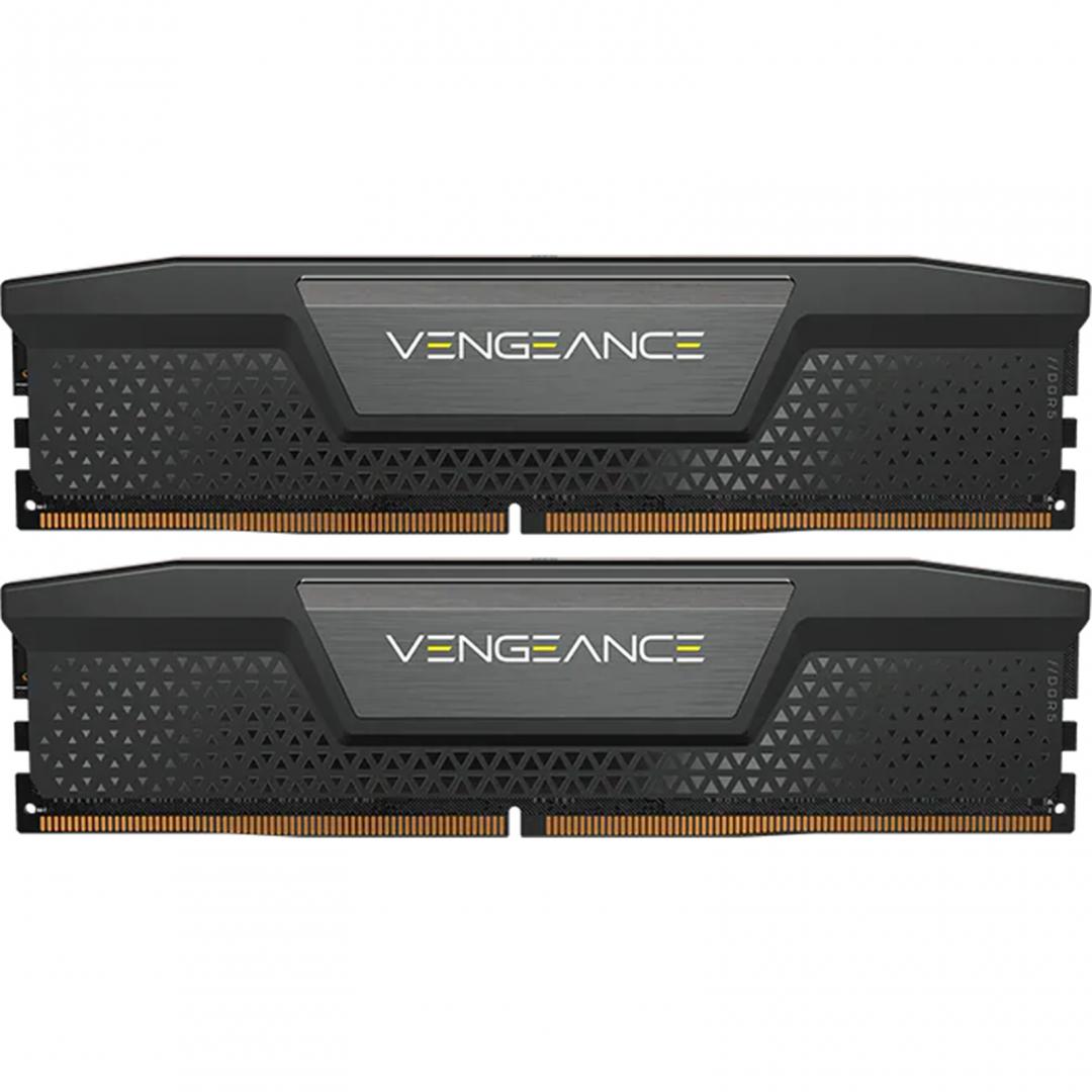 Memorie DDR Corsair - gaming Vengeance DDR5 64 GB, frecventa 5200 MHz, 32 GB x 2 module, radiator, 