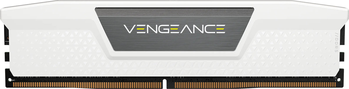 Corsair Memorie DDR5, 64 GB, KIT 2 x 32 GB, 6000MT/s, C30, 1.4V, Alb, VENGEANCE 