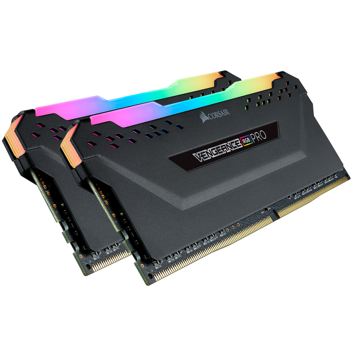 Memorie DDR Corsair DDR4 16 GB, frecventa 3200 MHz, 8 GB x 2 module, radiator, iluminare RGB, "CMW16GX4M2Z3200C16"