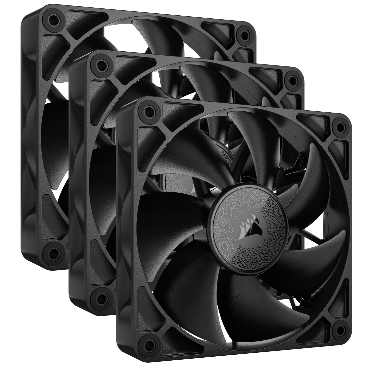 Ventilator Corsair iCUE LINK RX120, 120mm PWM, Triple Pack, Negru "CO-9051010-WW"