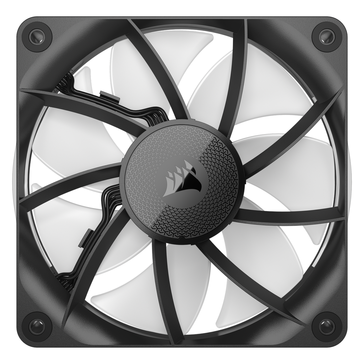 VENTILATOR Corsair iCUE LINK RX120 1x120mm RGB NEGRU, 0.400-2100 RPM +/- 10%, 10.5-74.2 CFM, Presiune Statica: 0.12-4.38