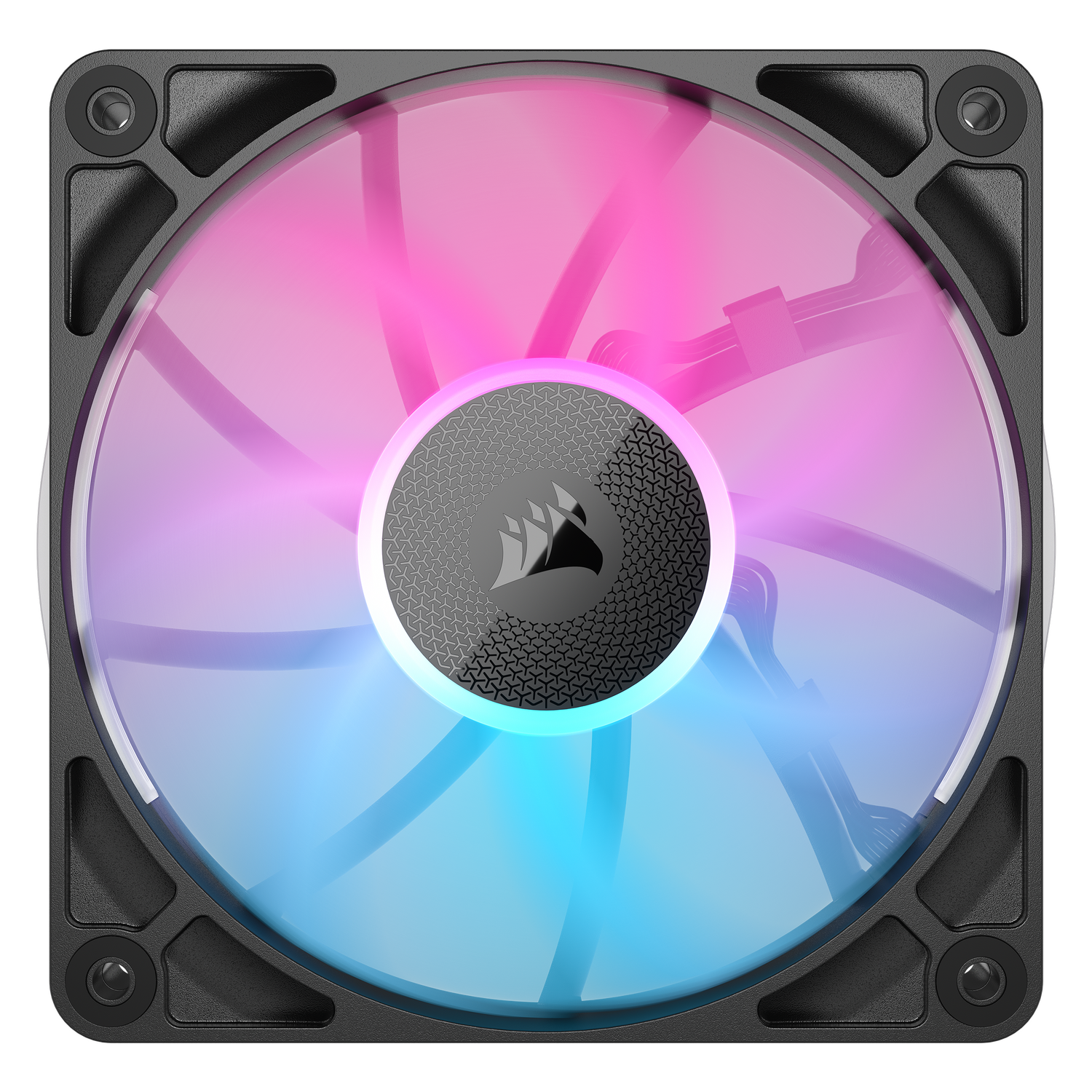 VENTILATOR Corsair iCUE LINK RX120 3x120mm RGB NEGRU, 0.400-2100 RPM +/- 10%, 10.5-74.2 CFM,Presiune Statica: 0.12-4.38 mm-H2O,10-36dBA, Prindere magnetica, Lungime cablu 135mm, 600mm "CO-9051018-WW"