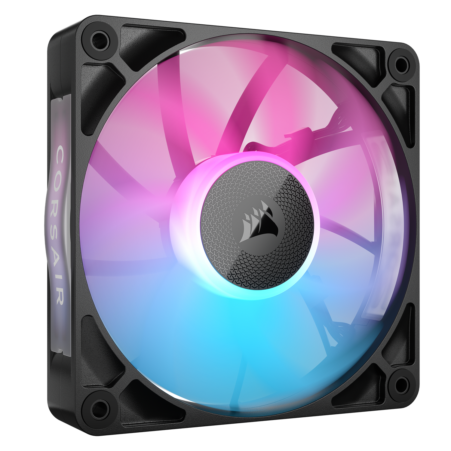 VENTILATOR Corsair iCUE LINK RX120 3x120mm RGB NEGRU, 0.400-2100 RPM +/- 10%, 10.5-74.2 CFM,Presiune Statica: 0.12-4.38 mm-H2O,10-36dBA, Prindere magnetica, Lungime cablu 135mm, 600mm "CO-9051018-WW"