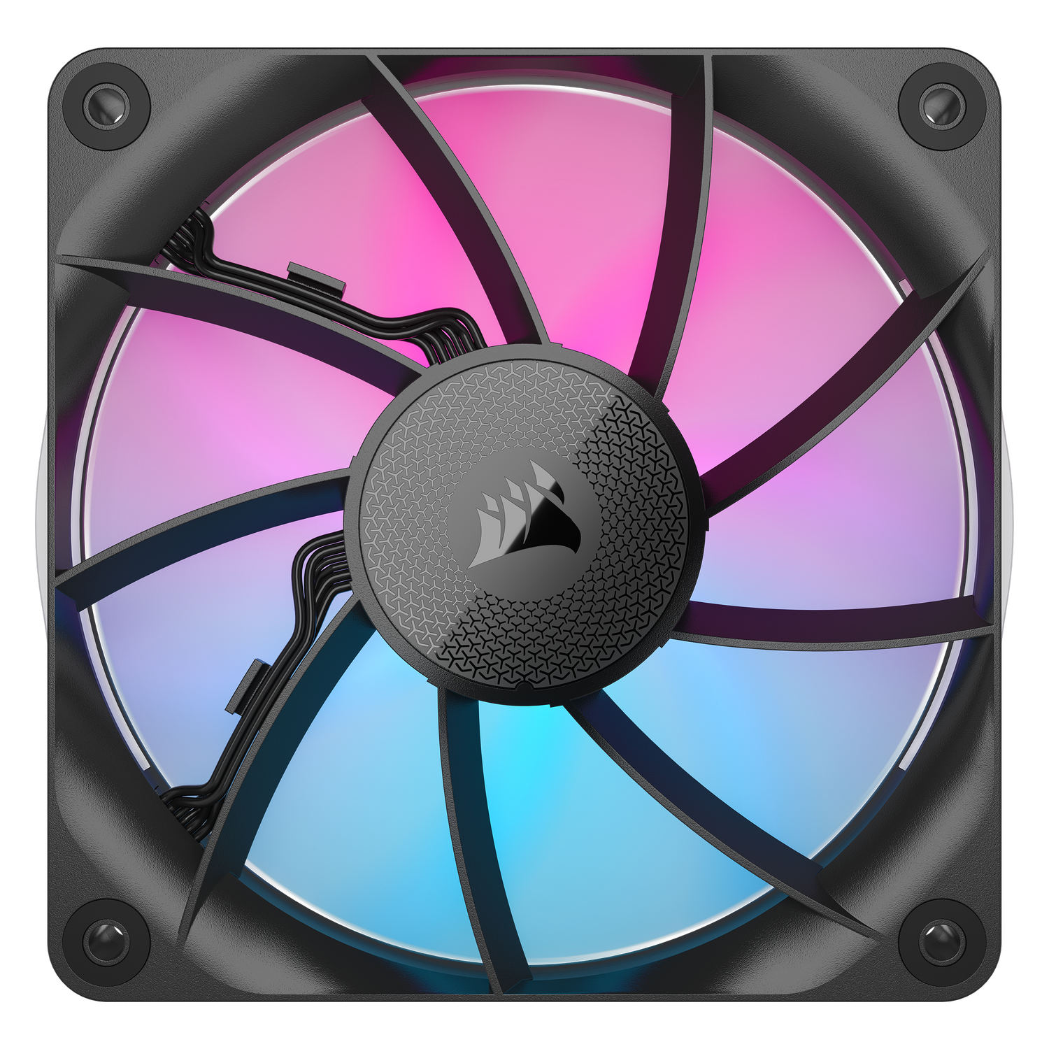 VENTILATOR Corsair iCUE LINK RX120 3x120mm RGB NEGRU, 0.400-2100 RPM +/- 10%, 10.5-74.2 CFM,Presiune Statica: 0.12-4.38 mm-H2O,10-36dBA, Prindere magnetica, Lungime cablu 135mm, 600mm "CO-9051018-WW"