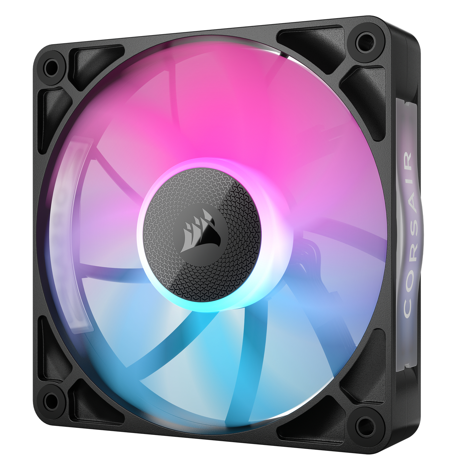 VENTILATOR Corsair iCUE LINK RX120 3x120mm RGB NEGRU, 0.400-2100 RPM +/- 10%, 10.5-74.2 CFM,Presiune Statica: 0.12-4.38 mm-H2O,10-36dBA, Prindere magnetica, Lungime cablu 135mm, 600mm "CO-9051018-WW"