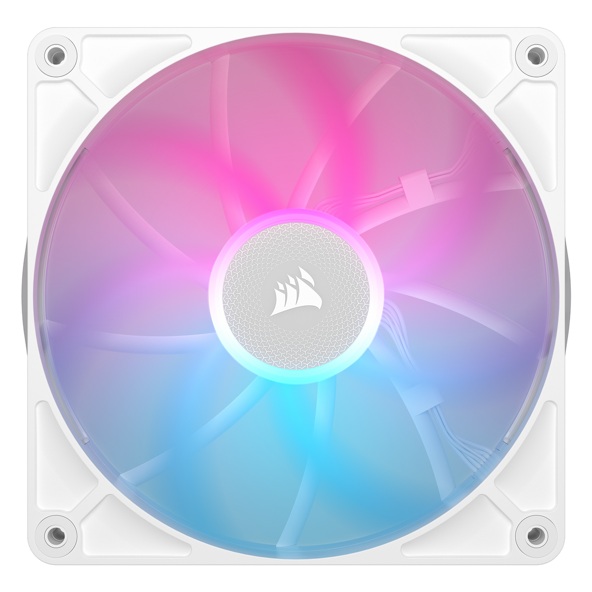 VENTILATOR Corsair iCUE LINK RX140 2x140mm RGB ALB, 0.300-1700 RPM +/- 10%, 18.1-95.7 CFM, Presiune Statica: 0.15-3.79