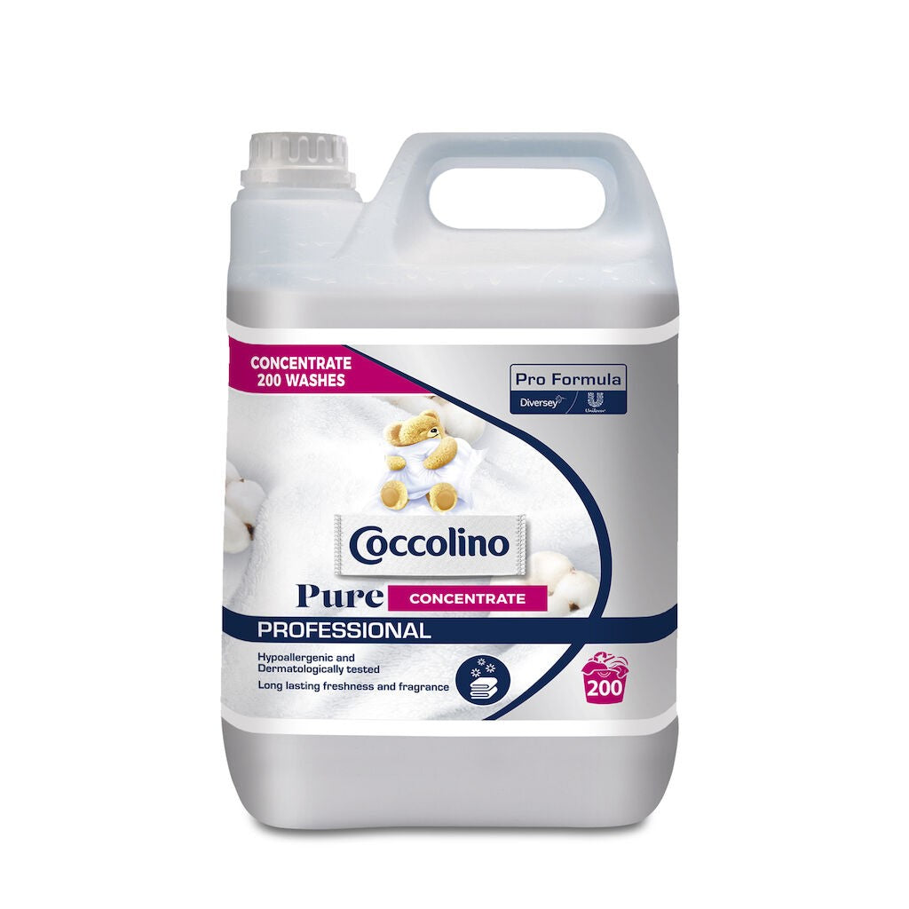Coccolino Professional Pure Concentrated – Balsam Concentrat de Rufe, 5 L