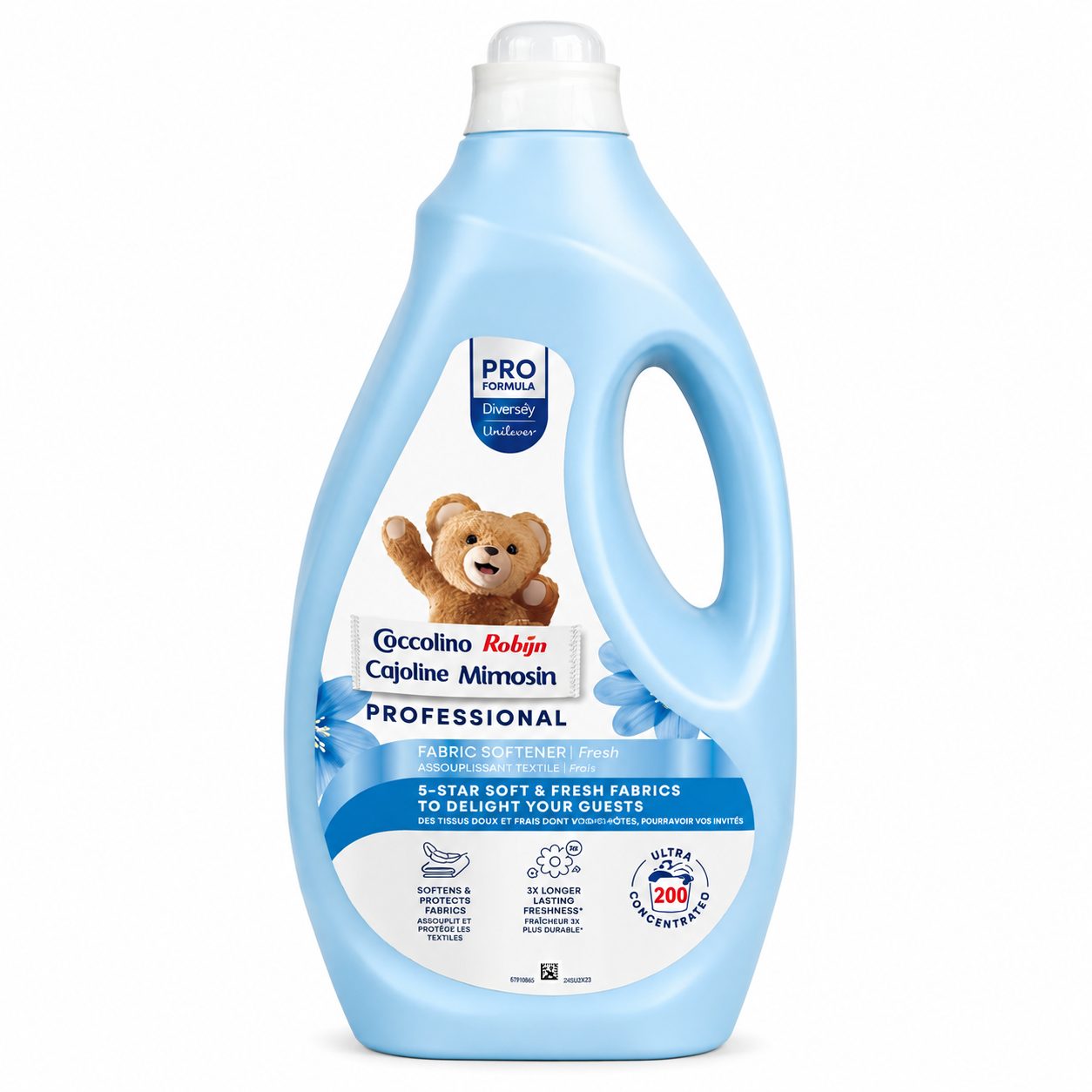 Coccolino Professional Spring Fresh Concentrated – Balsam Concentrat de Rufe, 5 L