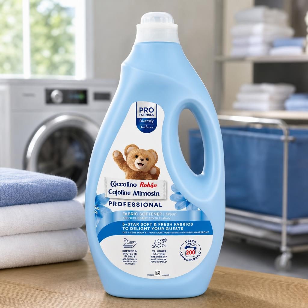 Coccolino Professional Spring Fresh Concentrated – Balsam Concentrat de Rufe, 5 L