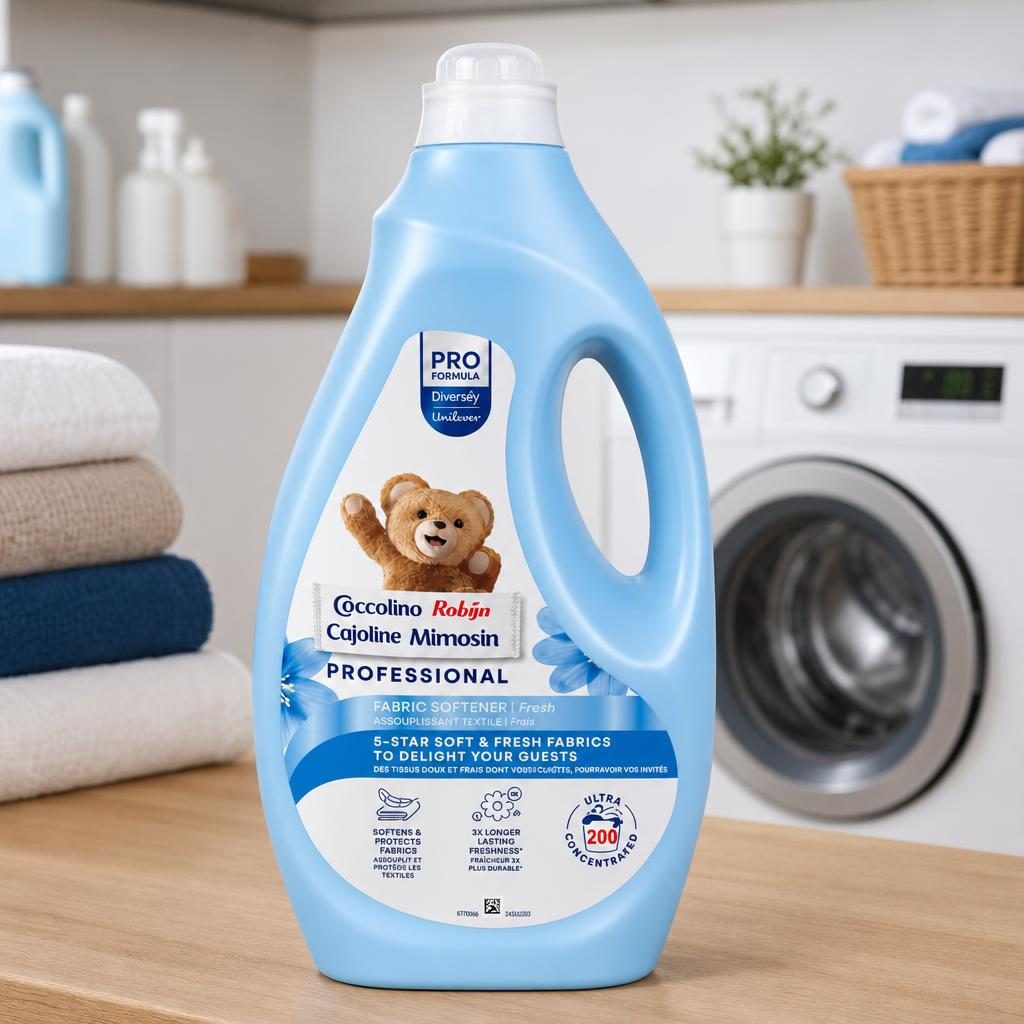 Coccolino Professional Spring Fresh Concentrated – Balsam Concentrat de Rufe, 5 L