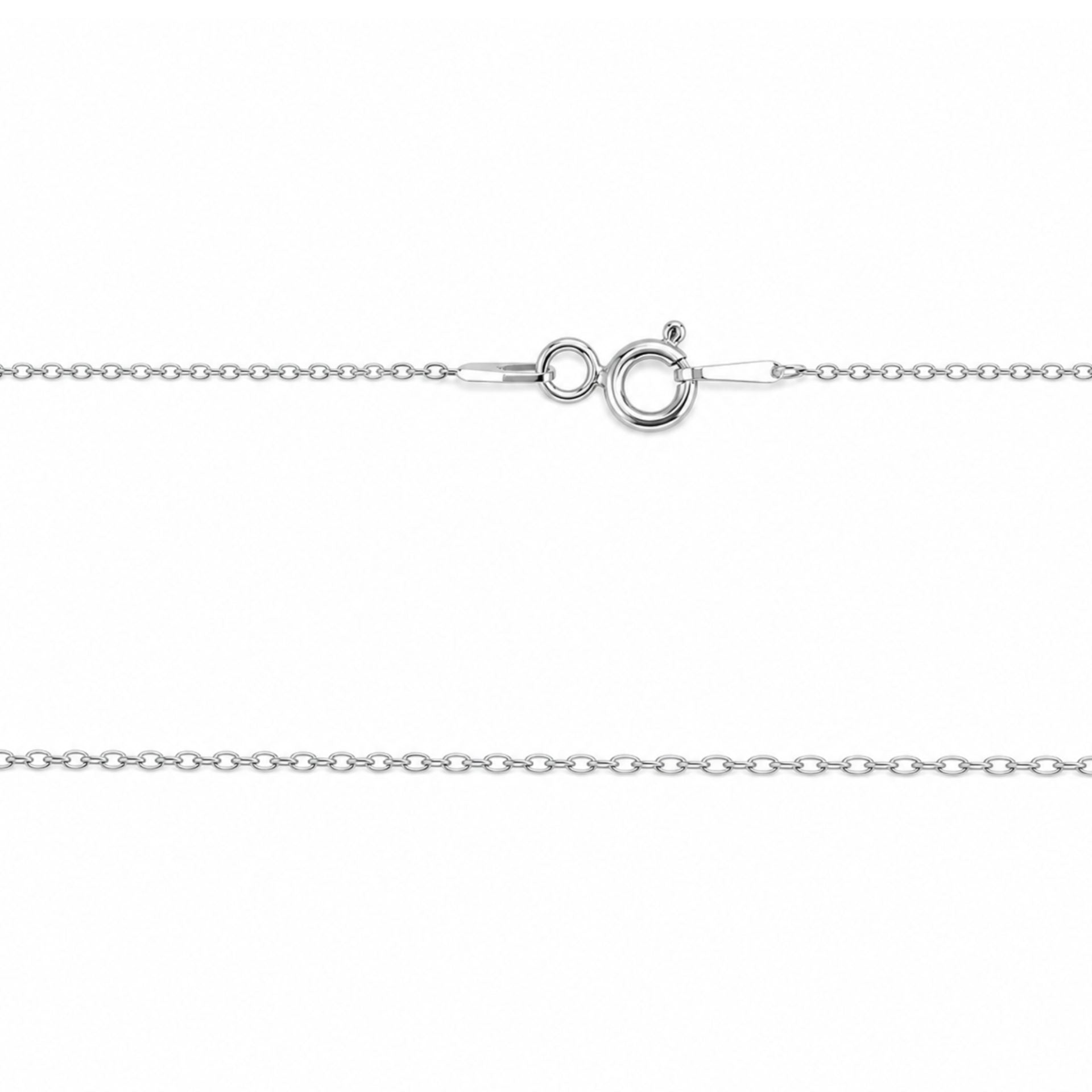 Colier din Argint 925, Model Infinit cu Aripi, cu Zirconii Albe, Finisaj Lucios, Lungime 40 cm, Argintiu