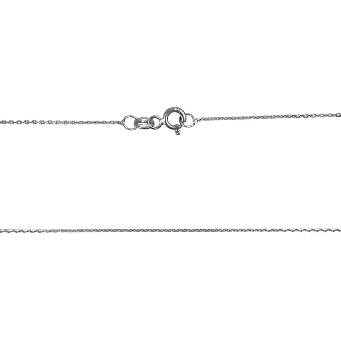 Colier din Argint 925, Cub cu Zirconiu Roz 40 cm