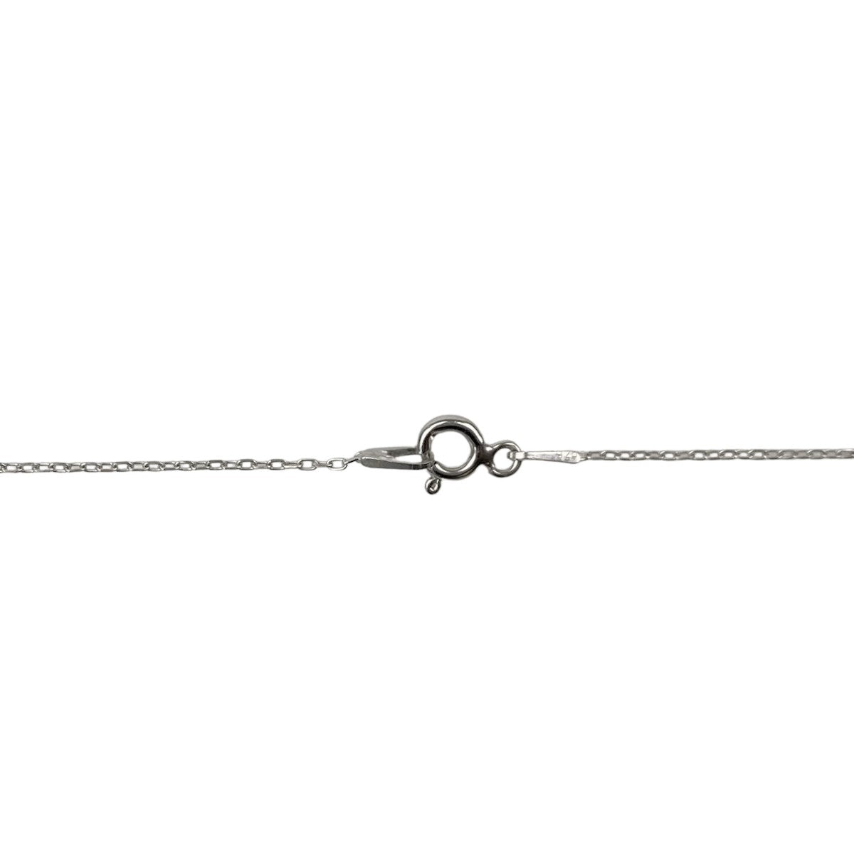 Colier din Argint 925, Semiluna cu Zirconii 47 cm
