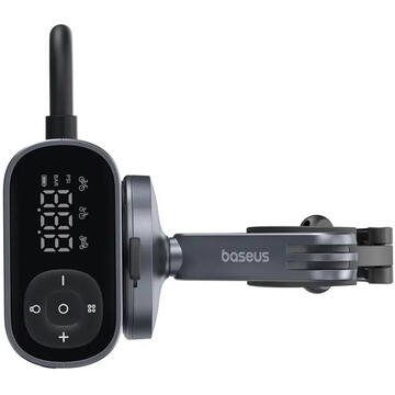 COMPRESOR BICICLETA Baseus PrimeTrip Series, max 150 psi, acumulator 1750 mAh, suport universal prindere, negru "C11169000121-00" - 6932172665890