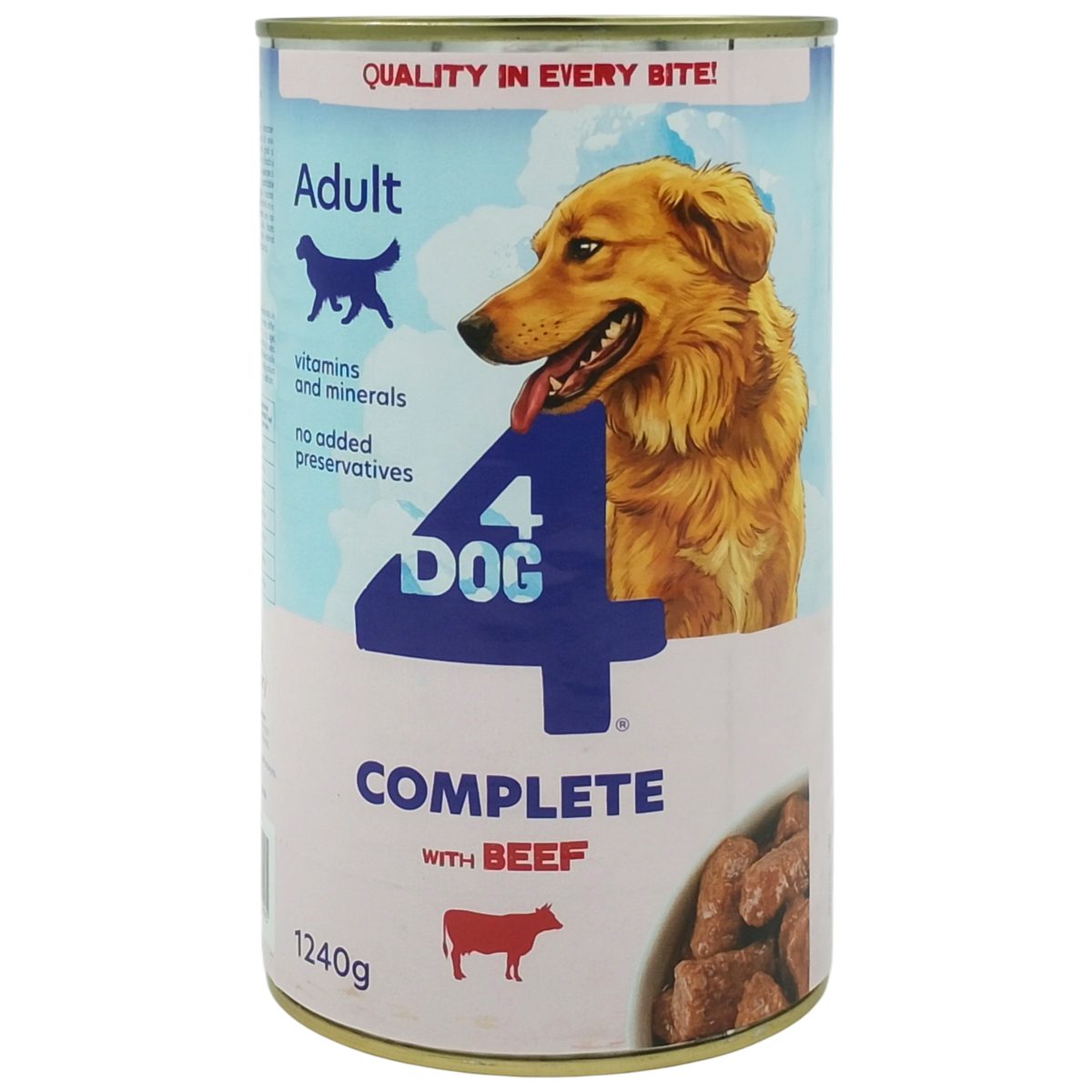 Conserva, 4DOG, Caini 1240 g Vita