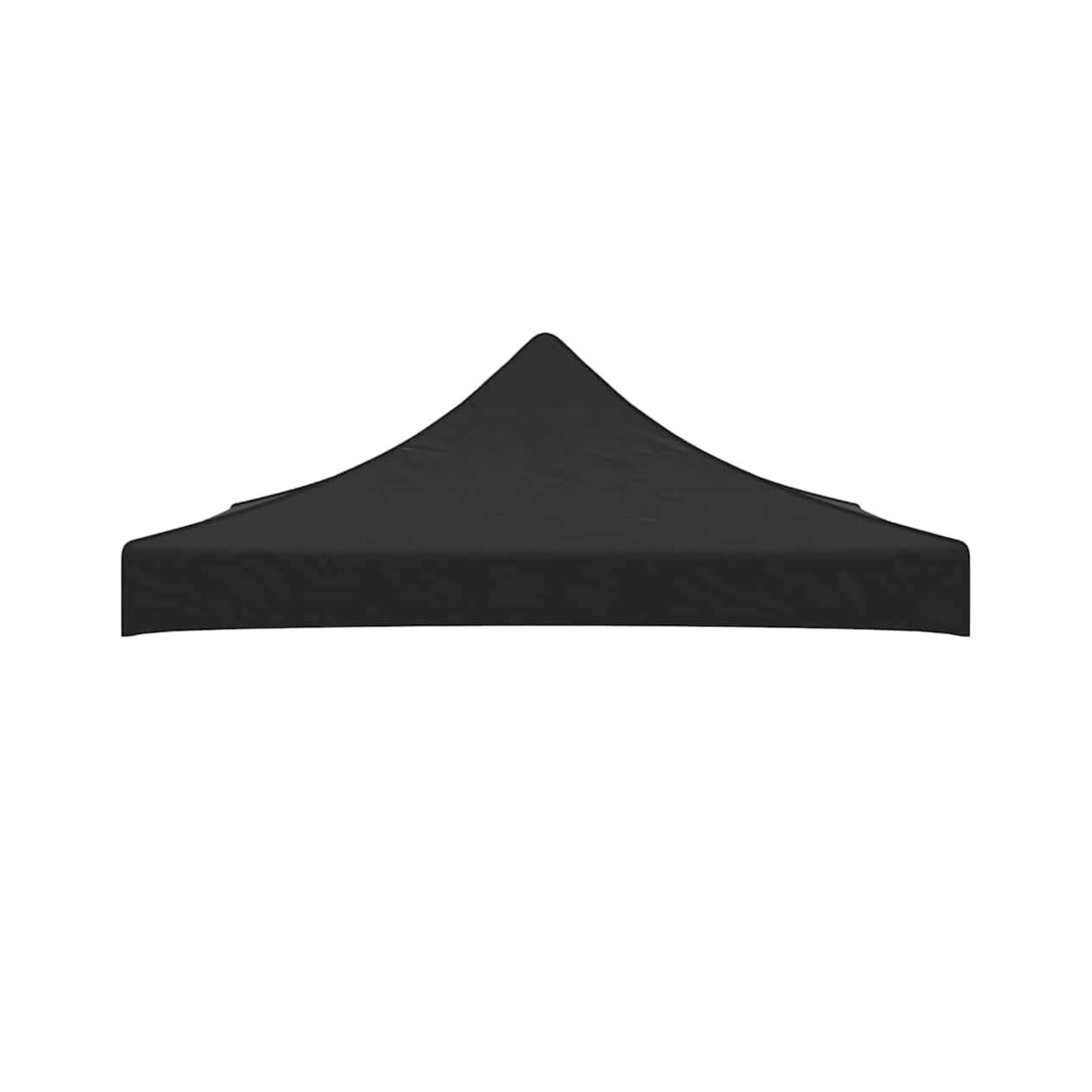 Copertina pentru Pavilion, Acoperis Cort, Pliabil, Copertina Rezistenta 420D, 185 g/m2, Protectie Ideala la Soare si Ploaie, 2.9 x 2.9 m, Negru