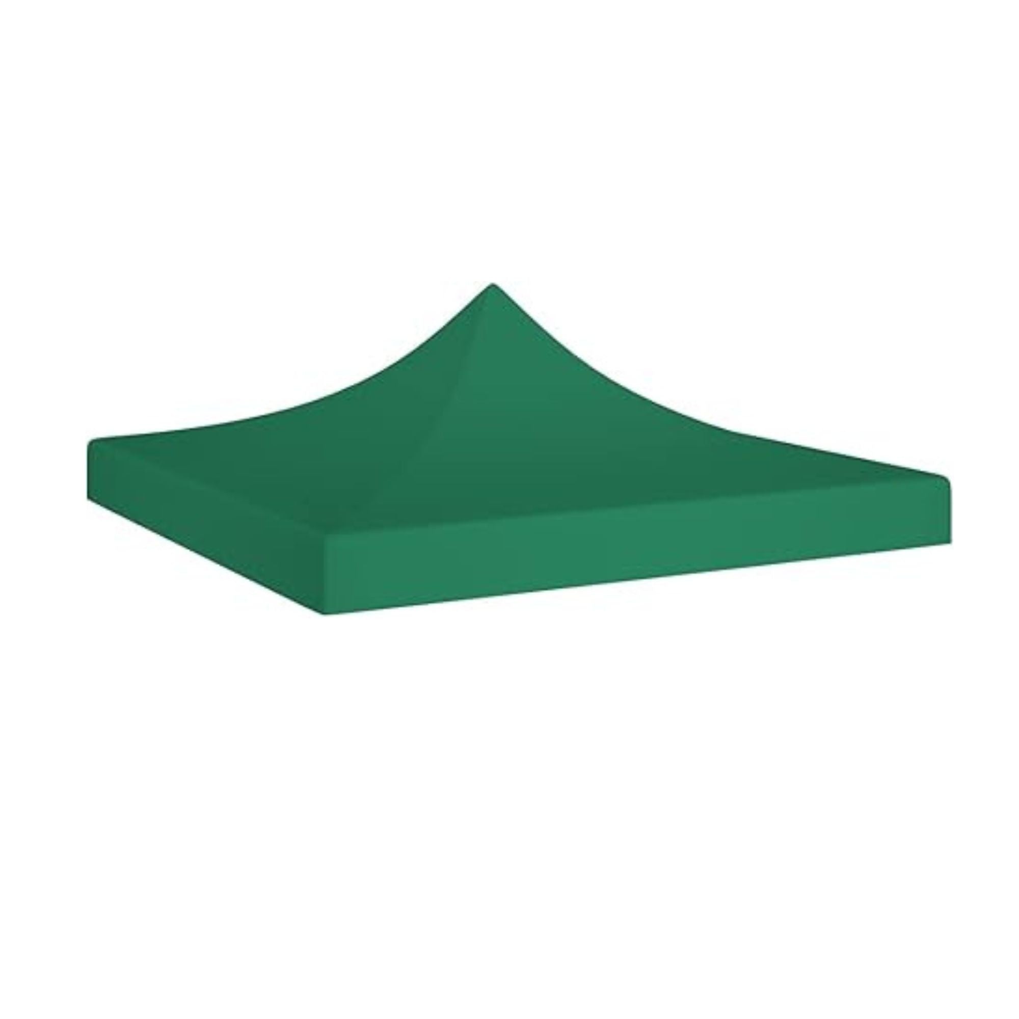 Copertina pentru Pavilion, Acoperis Cort, Pliabil, Copertina Rezistenta 420D, 185 g/m2, Protectie Ideala la Soare si Ploaie, 3 x 3 m, Verde