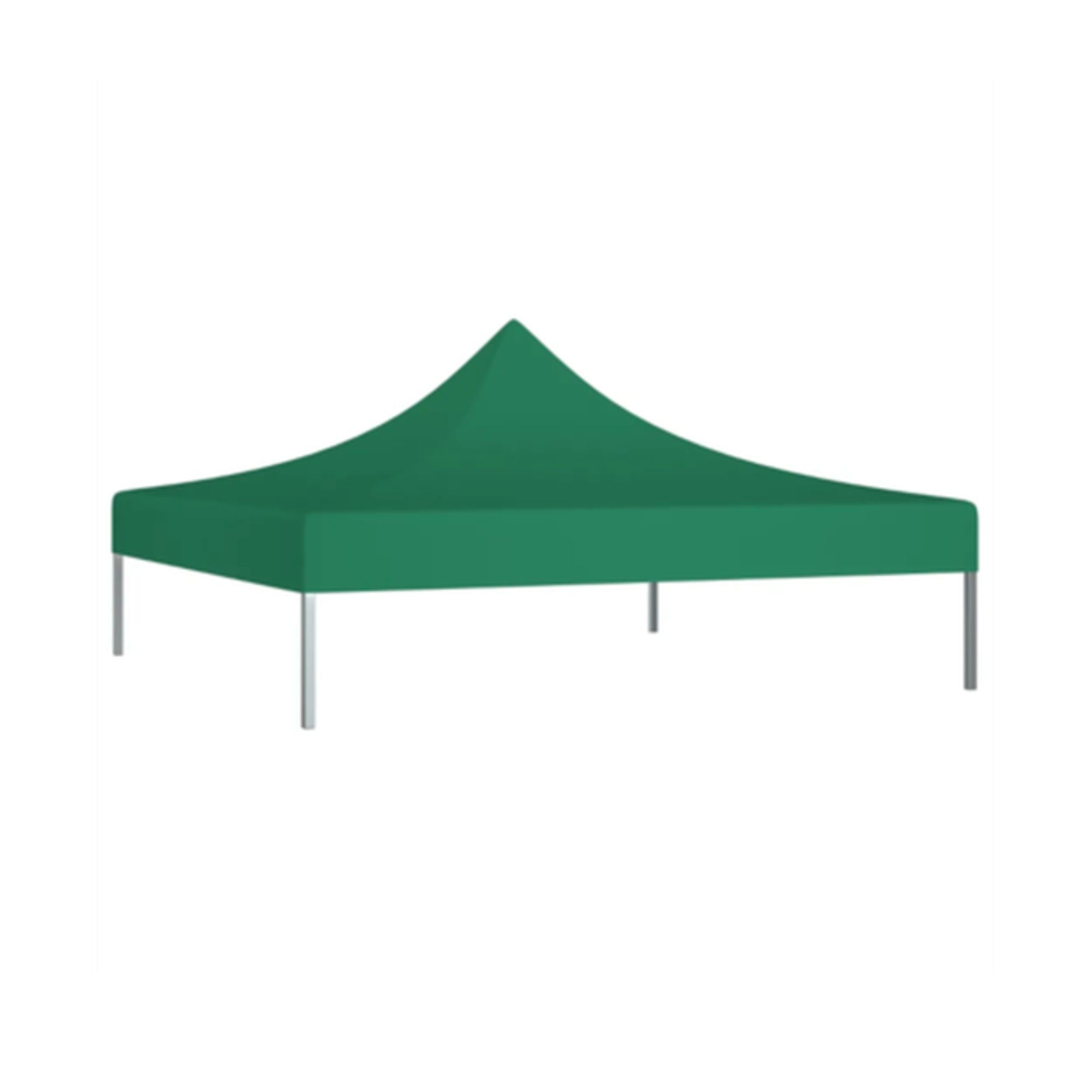 Copertina pentru Pavilion, Acoperis Cort, Pliabil, Copertina Rezistenta 420D, 280 g/m2, Protectie Ideala la Soare si Ploaie, 3 x 3 m, Verde