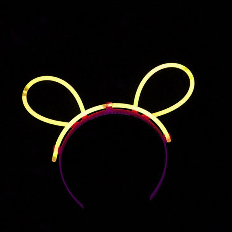 Cordeluta Decorativa, din Plastic, Fluorescenta, Accesoriu Petrecere, Galben