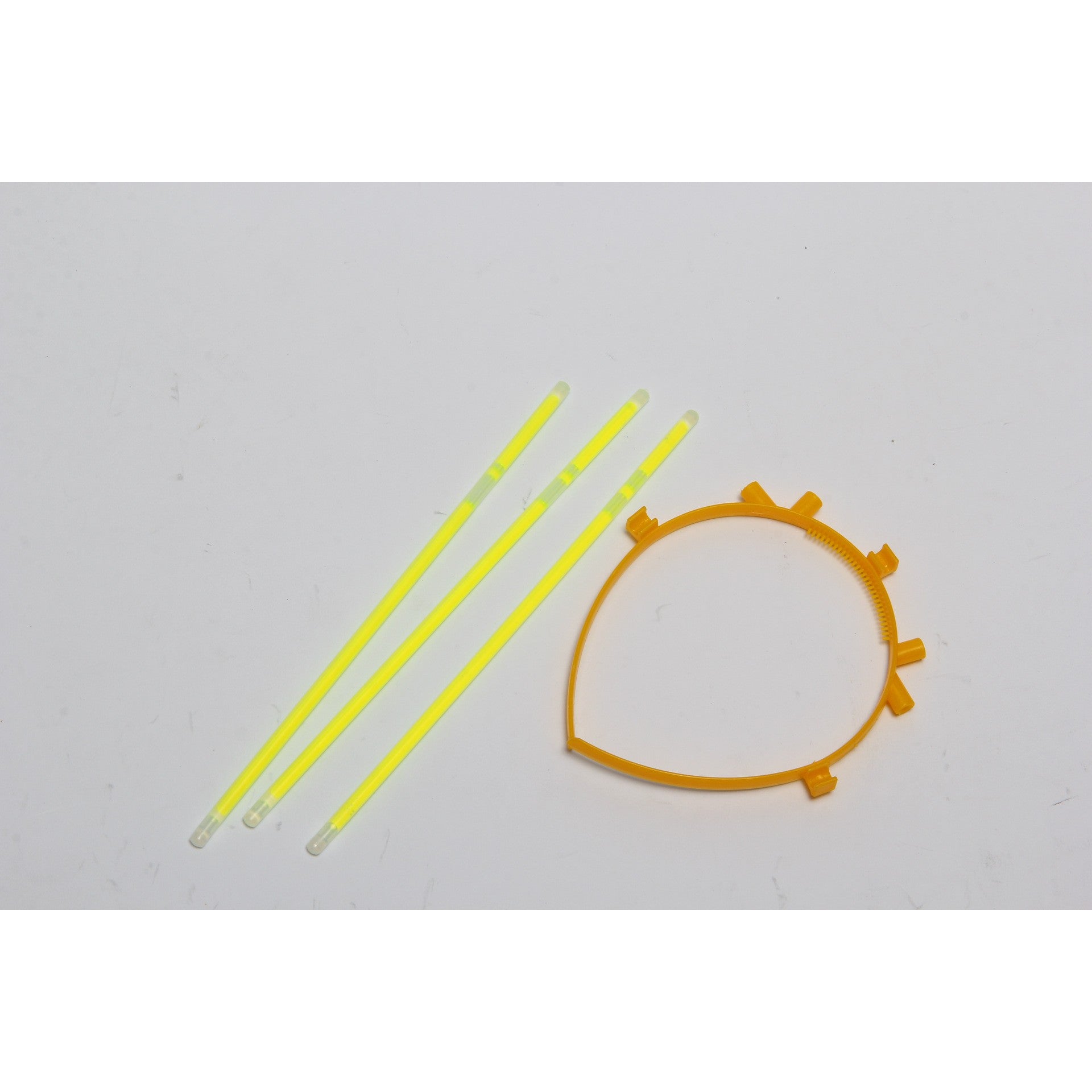 Cordeluta Decorativa, din Plastic, Fluorescenta, Accesoriu Petrecere, Galben