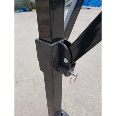 Cort pliabil pentru Evenimente, cadru metalic pentru curte si gradina, 2x2 m, Albastru