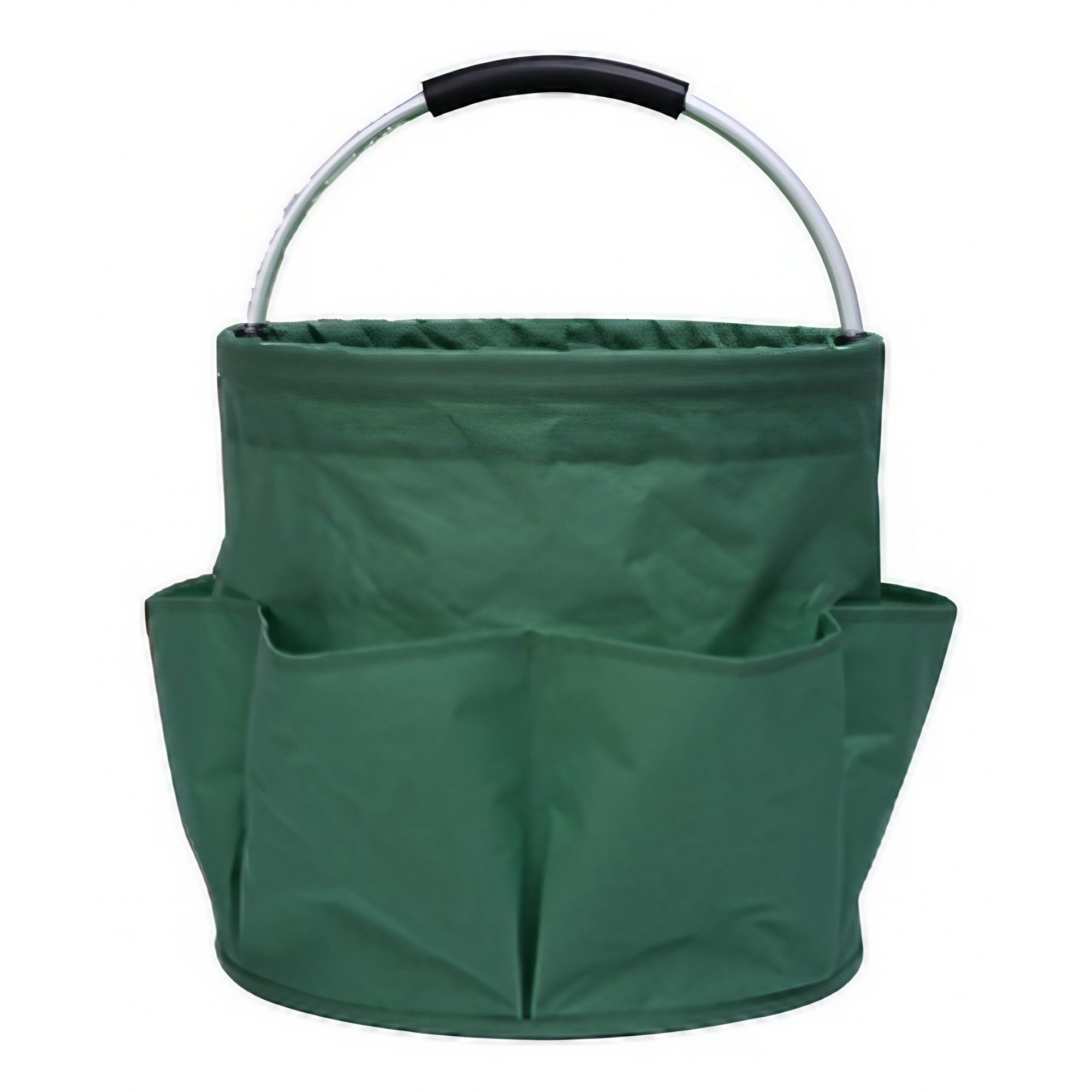 Geanta Cos pentru Scule de 17L, Buzunare Exterioare, Cos de Picnic Portabil, Cos pentru Plaja, Cos pentru Curatenie, din Material Oxford 600 D, 28 x 28 x 28 cm, Verde