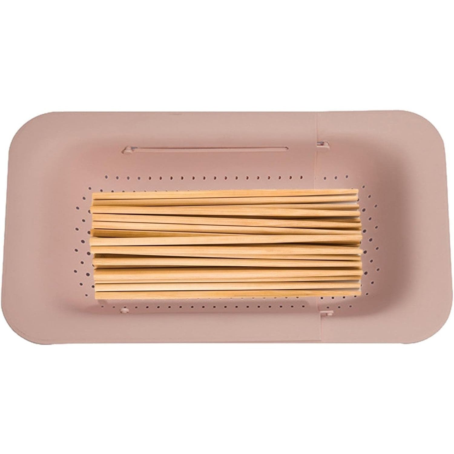 Cos pentru Scurgere Chiuveta de Bucatarie, Plastic, Telescopic, 36x20x5 cm, Roz