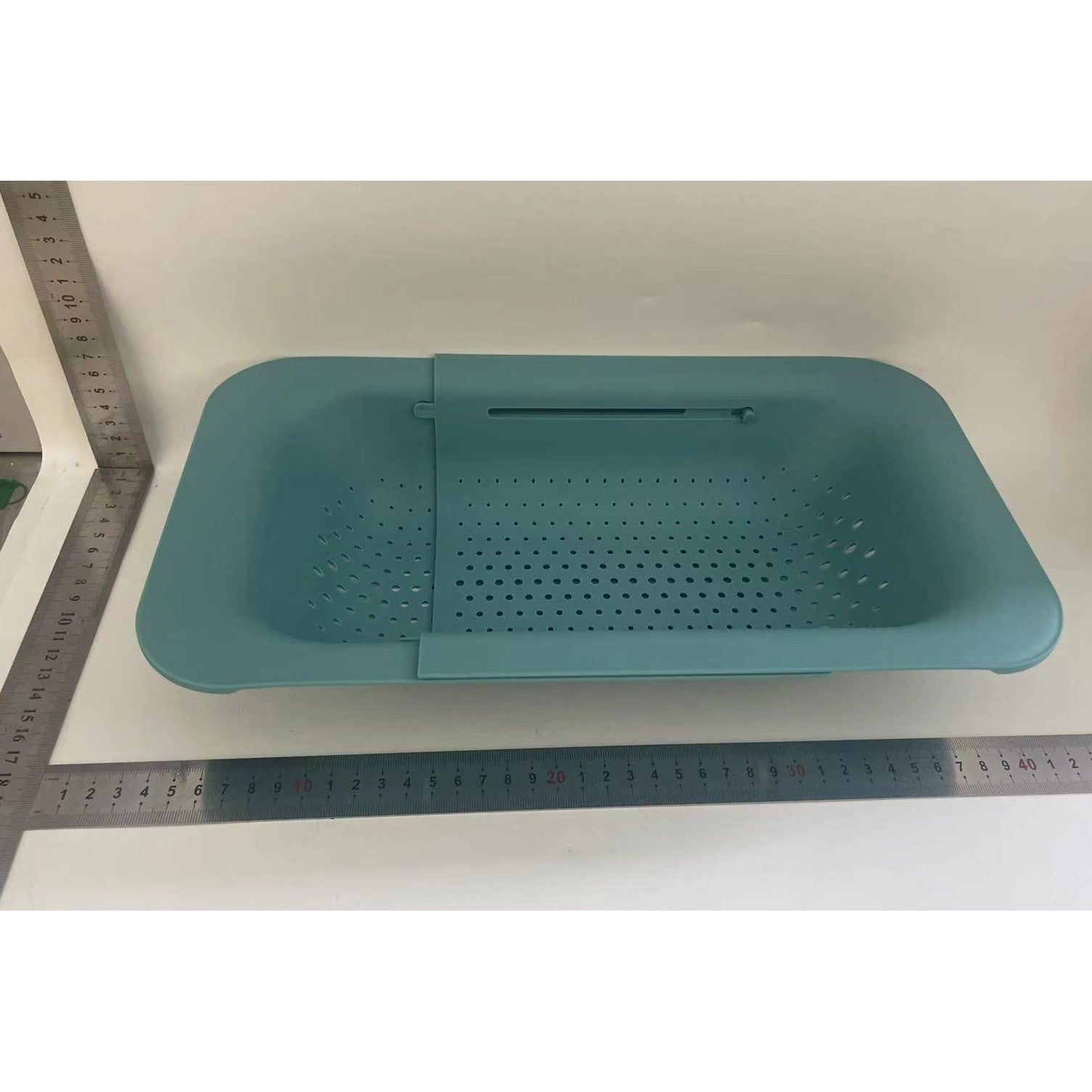 Cos pentru Scurgere Chiuveta de Bucatarie, Plastic, Telescopic, 36x20x5 cm, Verde