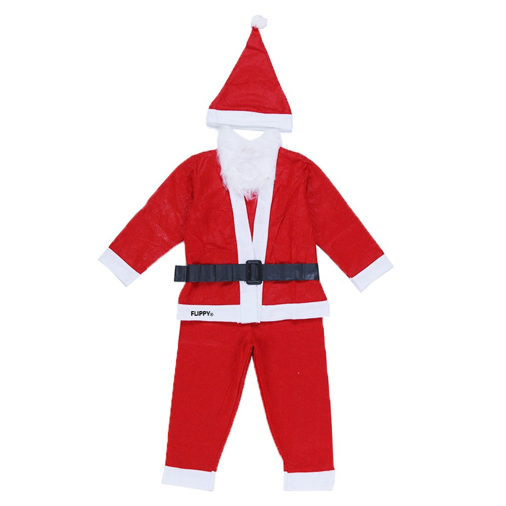 Costum Mos Craciun ® Baiat, 4-6 ani, 5 piese, Polar