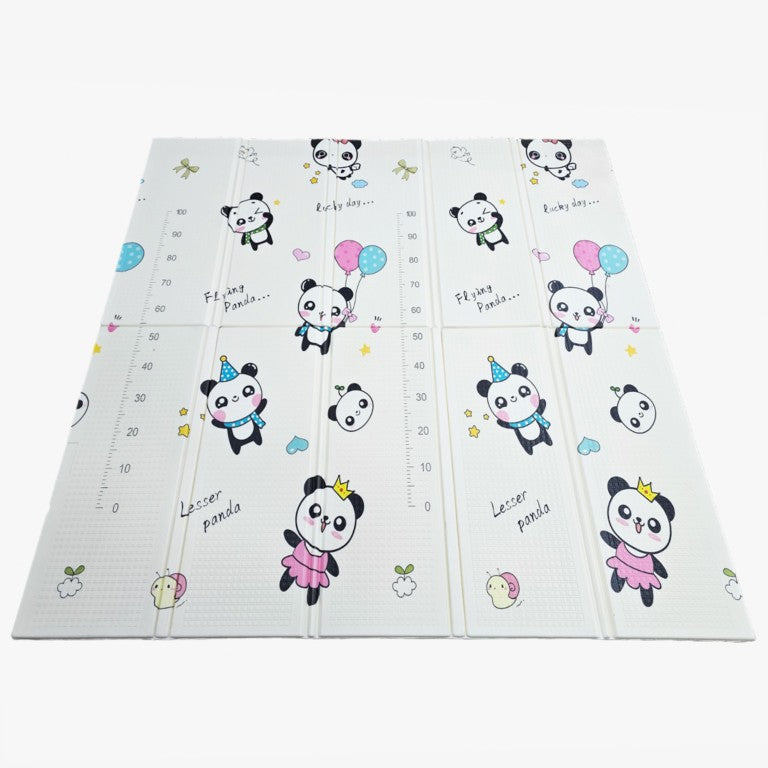 Covoras de Joaca pentru Copii Termic cu 2 Fete, Flippy, Model Ursuleți si Delfini, cu Spuma, Impermeabil, Antiderapant, 200cm x 180cm x 1cm