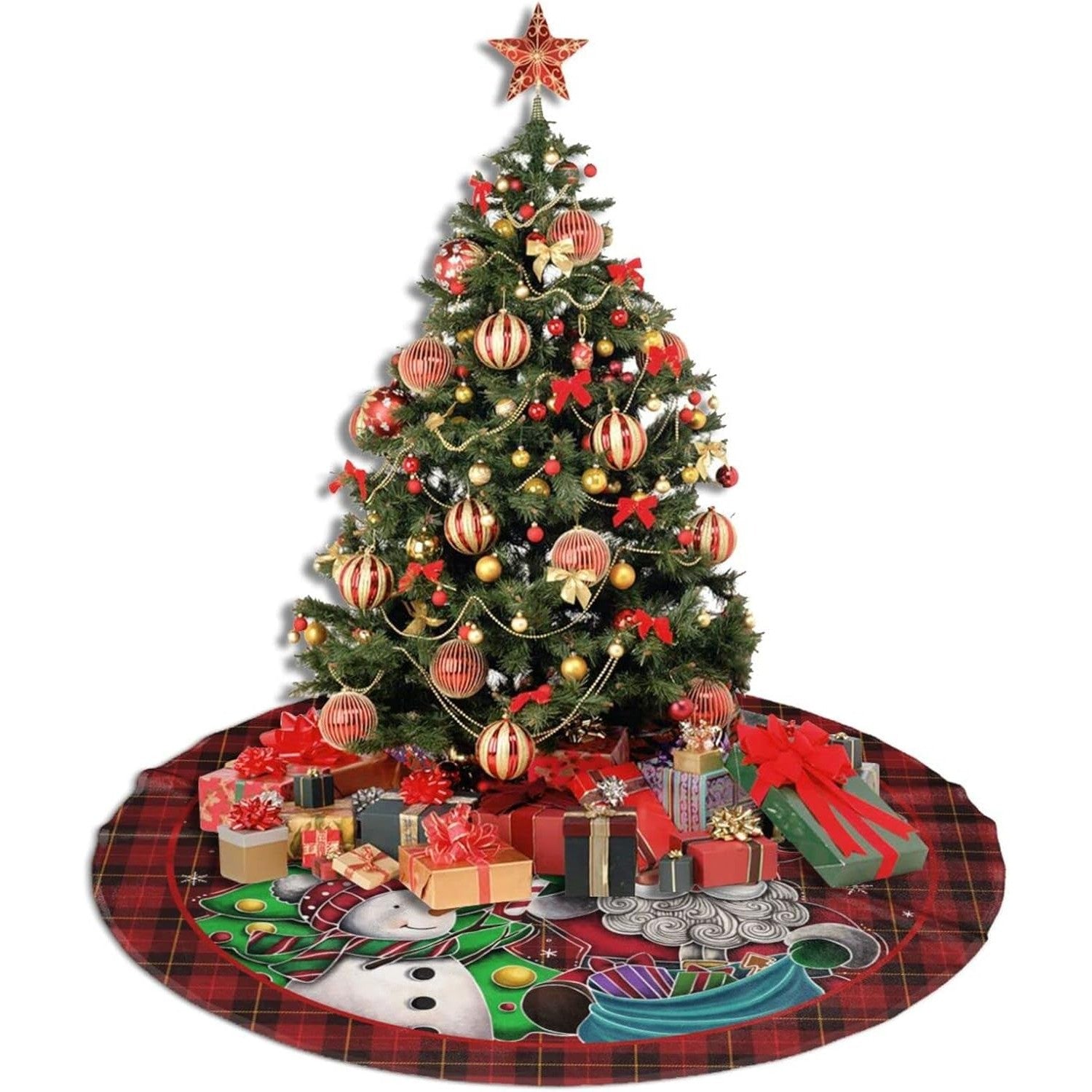 Covoras pentru Brad, Model 5, 90cm, Multicolor
