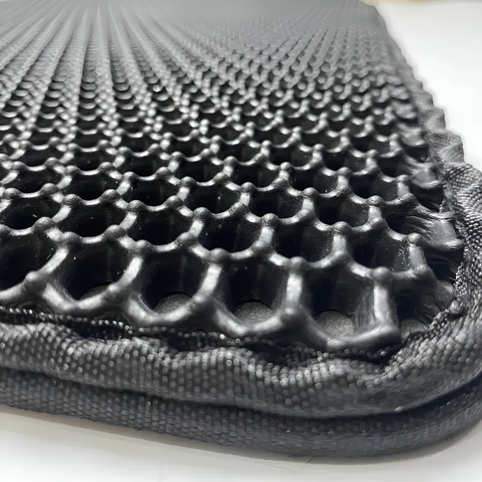 Covoras pentru Litiera, Covor cu Doua Fete pentru Pisici, Rezistent la Apa, Colectare Granule de Nisip, Antiderapant, 40x50 cm, Negru