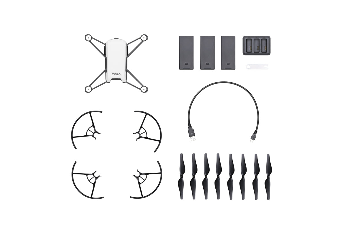 Kit Drona DJI Tello Boost Combo, HD720P30, 5MPTransm. L 100m/H 30m, auton. 13min, 80g 