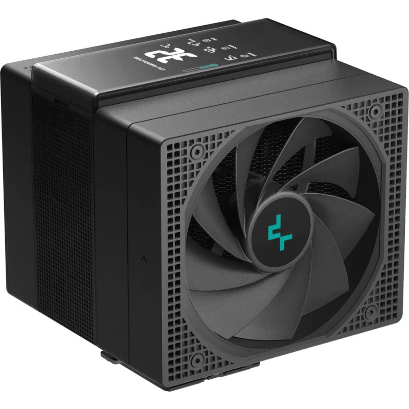 COOLER DeepCool "ASSASSIN IV VC VISION" skt. Intel si AMD, racire cu aer, vent. 1 x 140mm + 1 x 120mm, 500 - 1800 rpm, 7 heatpipes, inaltime 172mm, afisaj digital,"R-ASN4-BKNVMD-G"