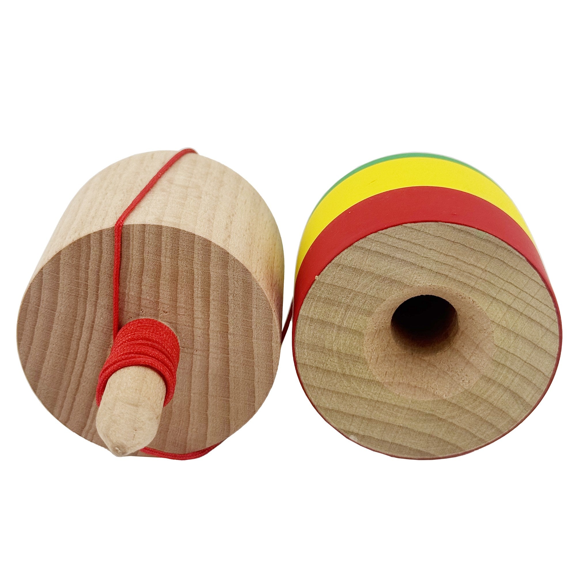 Kendama Pill X Originala, Profesionala Model Rubber Grip Pilula, din Lemn, Varsta 9+, Ata 62/65 cm, 11 x 5 x 5 cm, Verde/Galben/Rosu