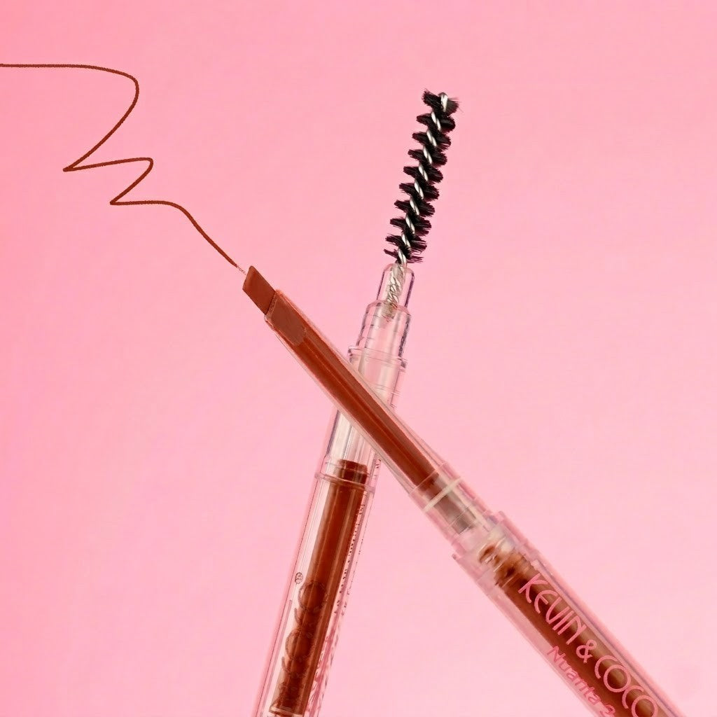 Creion de Sprancene cu Perie, Kevin&Coco, 2in1, 1.5 mm, Caramel