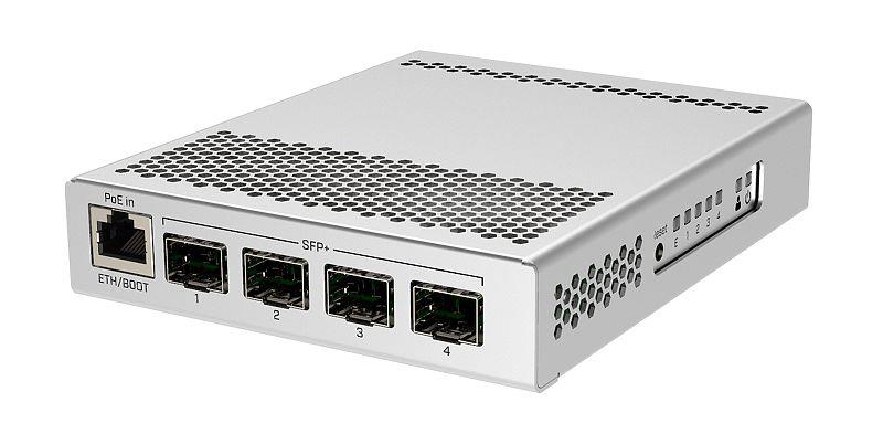 NET ROUTER/SWITCH 4 SFP+/CRS305-1G-4S+IN MIKROTIK "CRS305-1G-4S+IN"