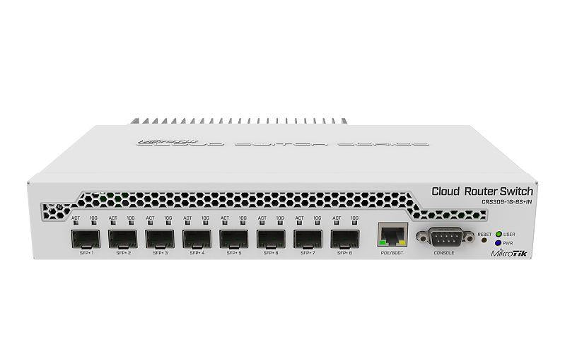 SWITCH Mikrotik NET SWITCH 8PORT SFP+/CRS309-1G-8S+IN "CRS309-1G-8S+IN"