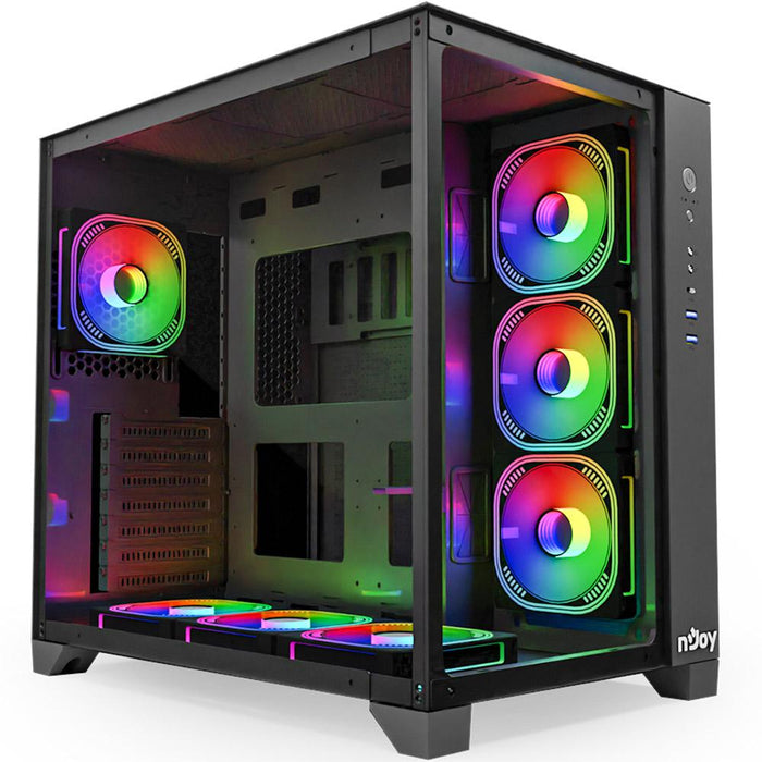 CARCASA Njoy PC AURA "CSMD-A000TAU-BL01B" – Carcase gaming