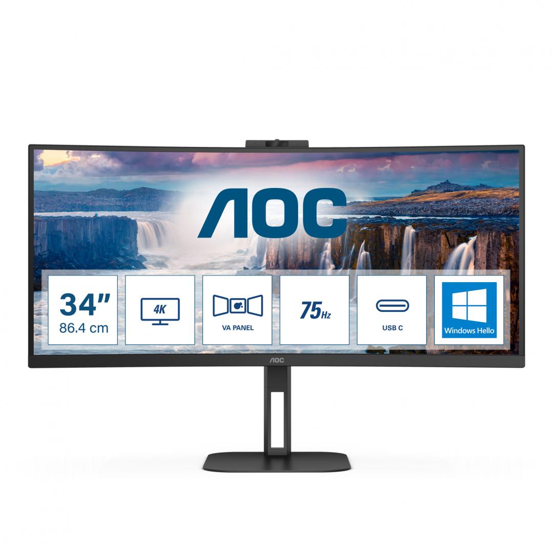 MONITOR 34" AOC CU34V5CW/BK "CU34V5CW/BK"