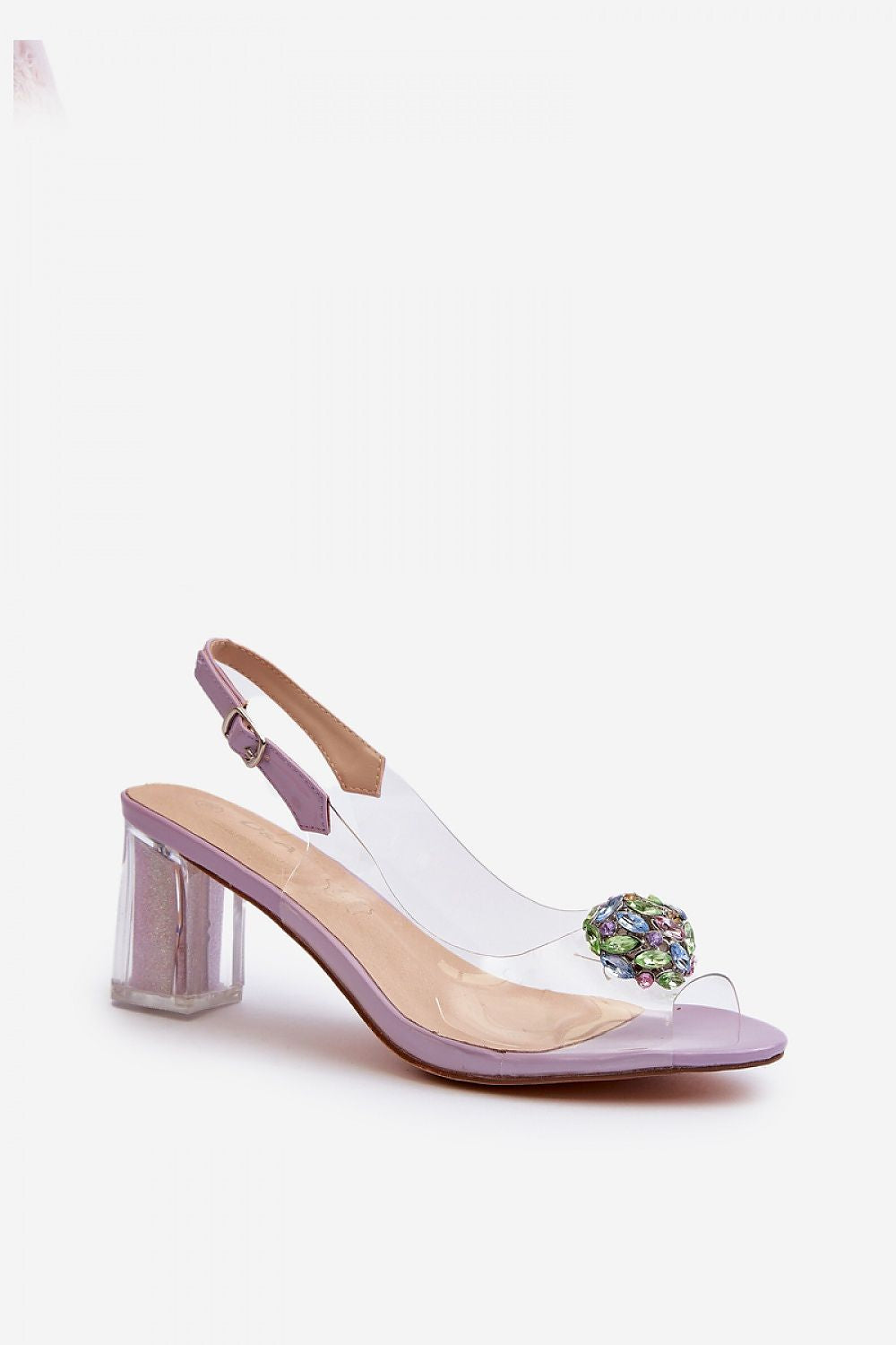  Sandale cu toc model 195423 Step in style 