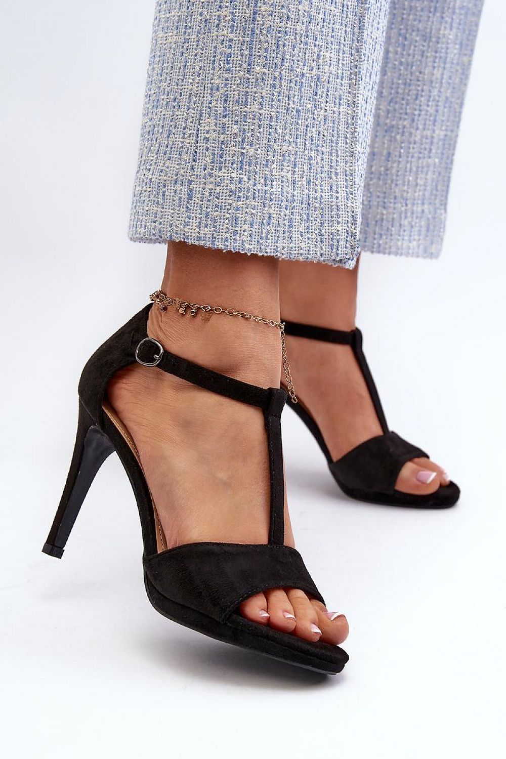  Sandale cu toc model 196238 Step in style 